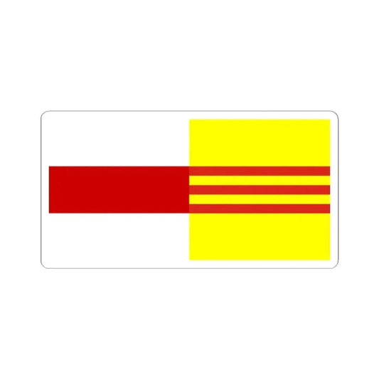 Flag of Belarus and South Vietnam (Belarus) STICKER Vinyl Kiss-Cut Decal 2 Inch White - The Sticker Space