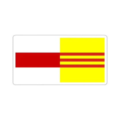 Flag of Belarus and South Vietnam (Belarus) STICKER Vinyl Kiss-Cut Decal 6 Inch White - The Sticker Space
