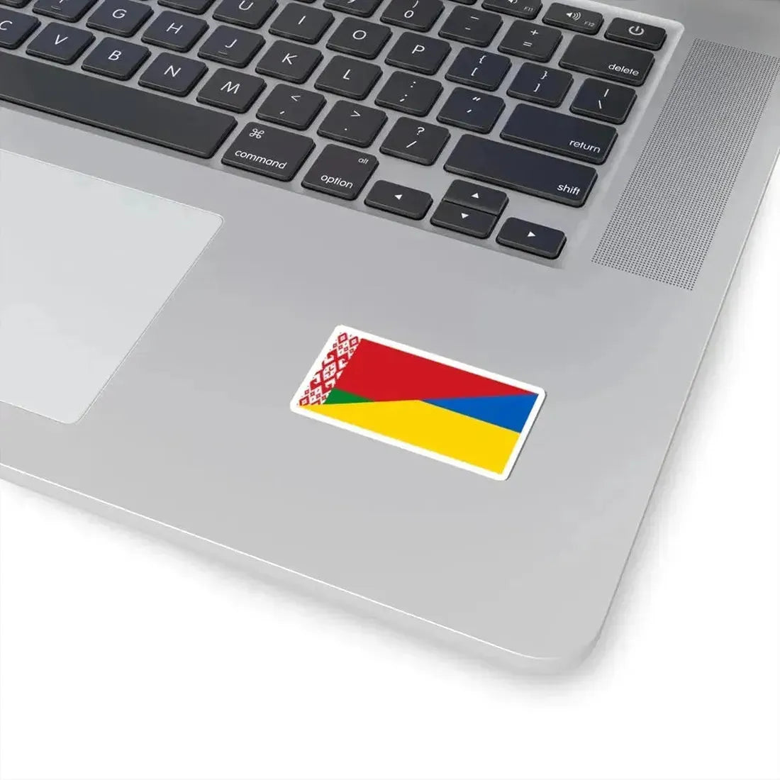 Flag of Belarus and Ukraine (Belarus) STICKER Vinyl Kiss-Cut Decal - The Sticker Space