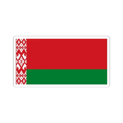 Flag of Belarus (Belarus) STICKER Vinyl Kiss-Cut Decal 2 Inch White - The Sticker Space