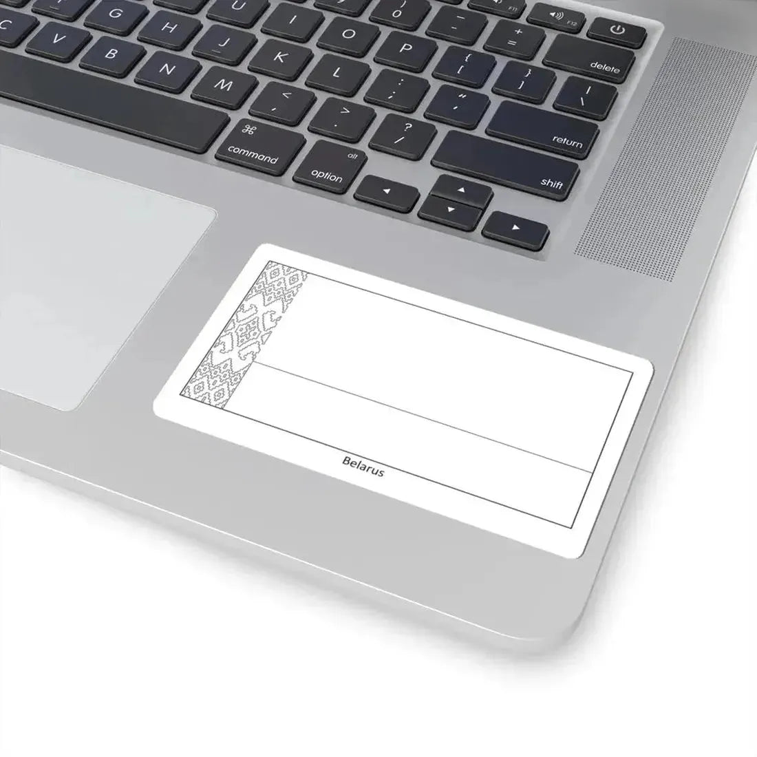 Flag of Belarus colouring page (Belarus) STICKER Vinyl Kiss-Cut Decal - The Sticker Space