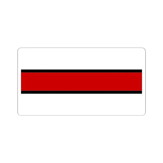 Flag of Belarus government in exile 1919-1925 (Belarus) STICKER Vinyl Kiss-Cut Decal 2 Inch White - The Sticker Space