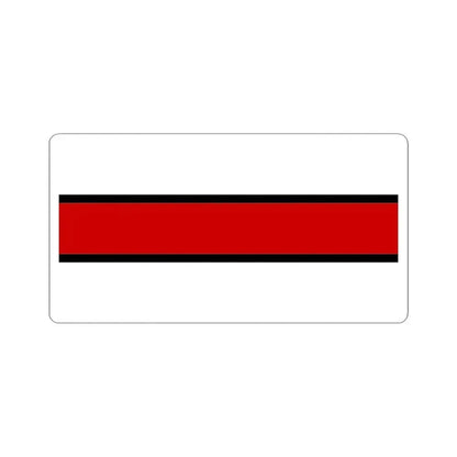 Flag of Belarus government in exile 1919-1925 (Belarus) STICKER Vinyl Kiss-Cut Decal 3 Inch White - The Sticker Space