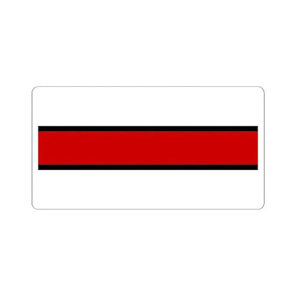 Flag of Belarus government in exile 1919-1925 (Belarus) STICKER Vinyl Kiss-Cut Decal 4 Inch White - The Sticker Space