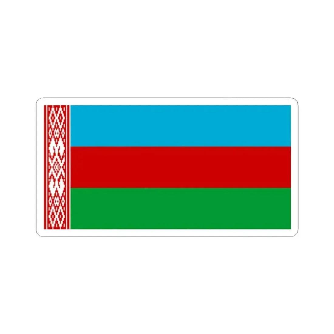 Flag of Belarus proposed (Belarus) STICKER Vinyl Kiss-Cut Decal | Shop ...