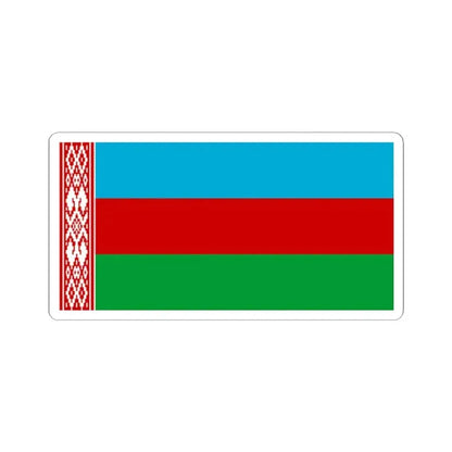 Flag of Belarus proposed (Belarus) STICKER Vinyl Kiss-Cut Decal 2 Inch White - The Sticker Space