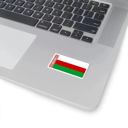 Flag of Belarus proposed compromise (Belarus) STICKER Vinyl Kiss-Cut Decal - The Sticker Space