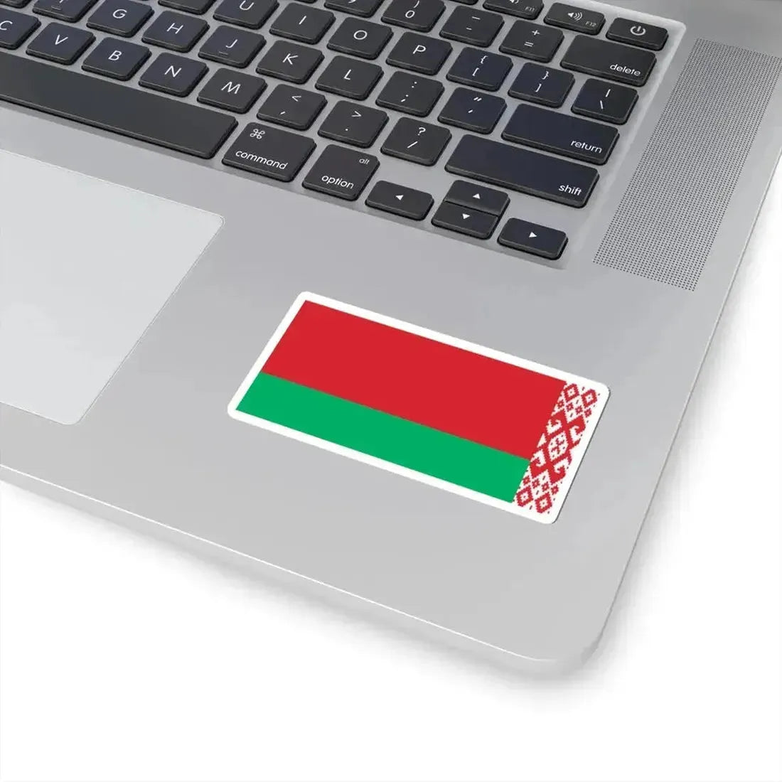 Flag of Belarus reverse (Belarus) STICKER Vinyl Kiss-Cut Decal - The Sticker Space