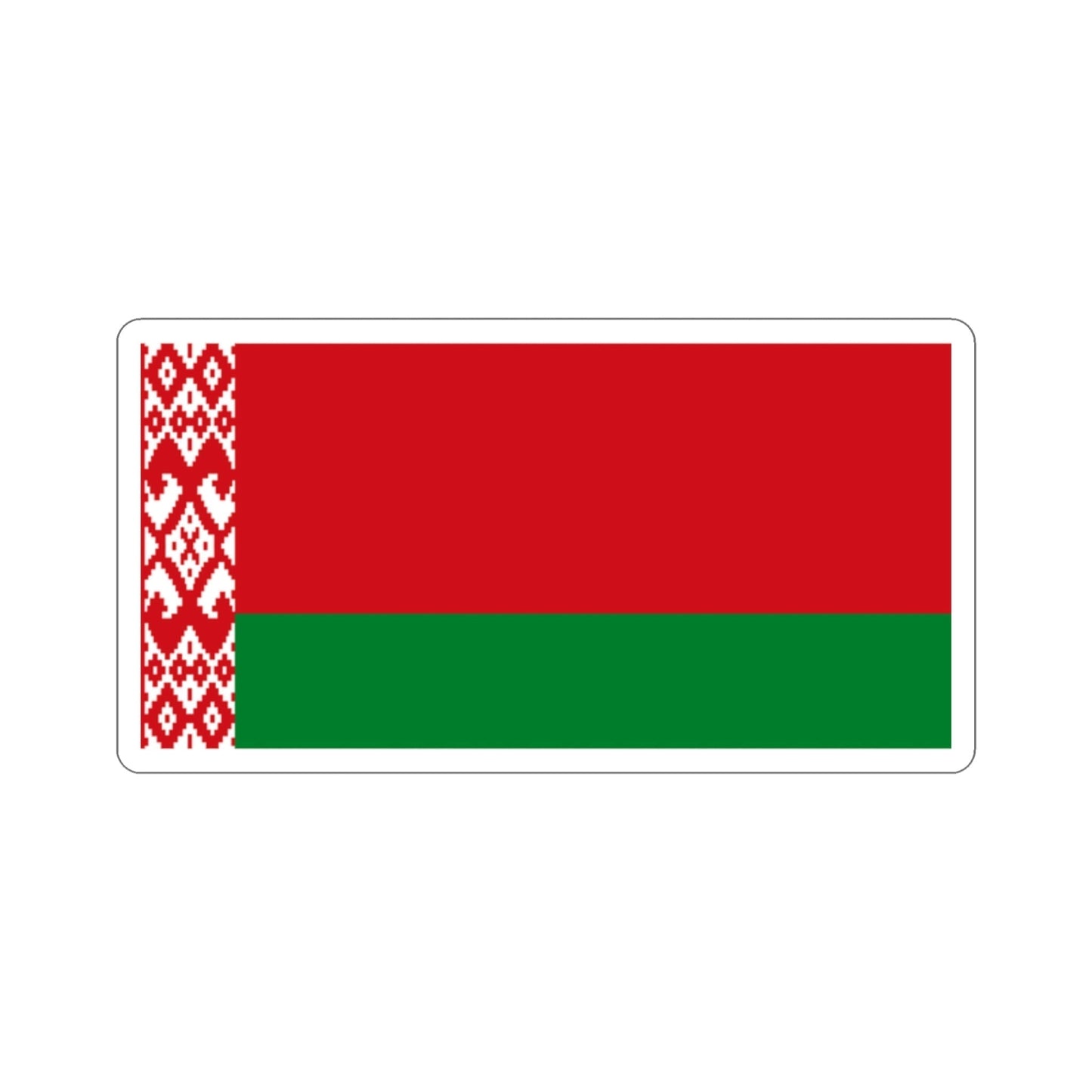 Flag of Belarus STICKER Vinyl Die-Cut Decal-2 Inch-The Sticker Space