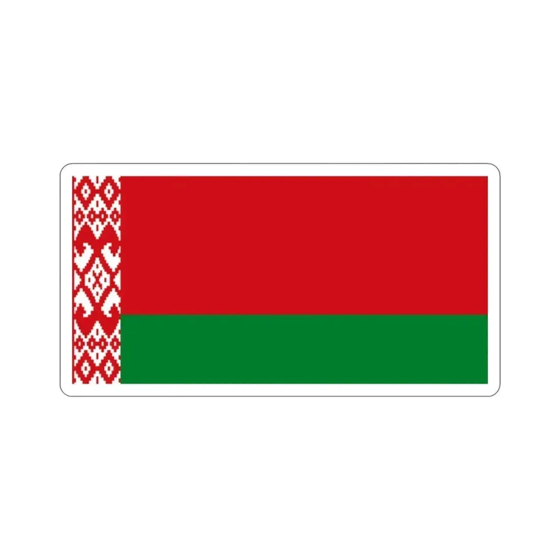 Flag of Belarus STICKER Vinyl Die-Cut Decal 2 Inch - The Sticker Space