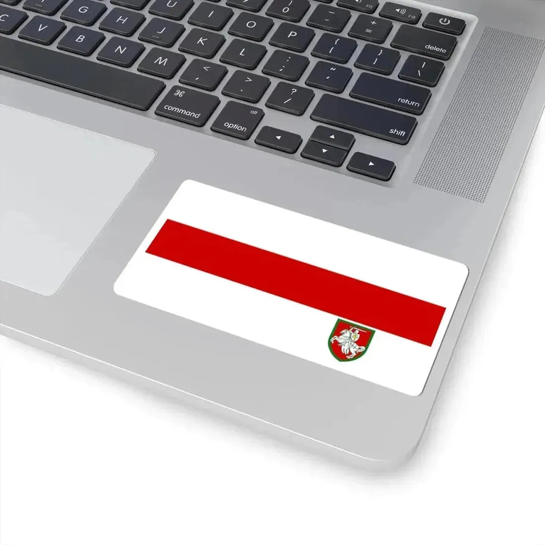 Flag of Belarusian Customs Office (Belarus) STICKER Vinyl Kiss-Cut Decal - The Sticker Space