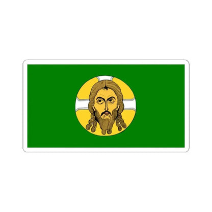 Flag of Belarusian Peasant Party Green Oak (Belarus) STICKER Vinyl Kiss-Cut Decal 3 Inch White - The Sticker Space