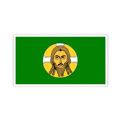 Flag of Belarusian Peasant Party Green Oak (Belarus) STICKER Vinyl Kiss-Cut Decal 6 Inch White - The Sticker Space