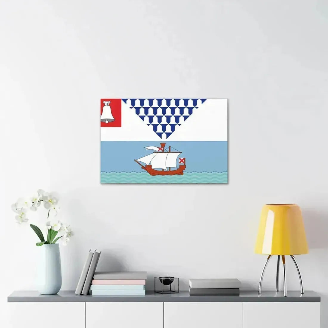 Flag of Belfast Ireland - Canvas Wall Art - The Sticker Space