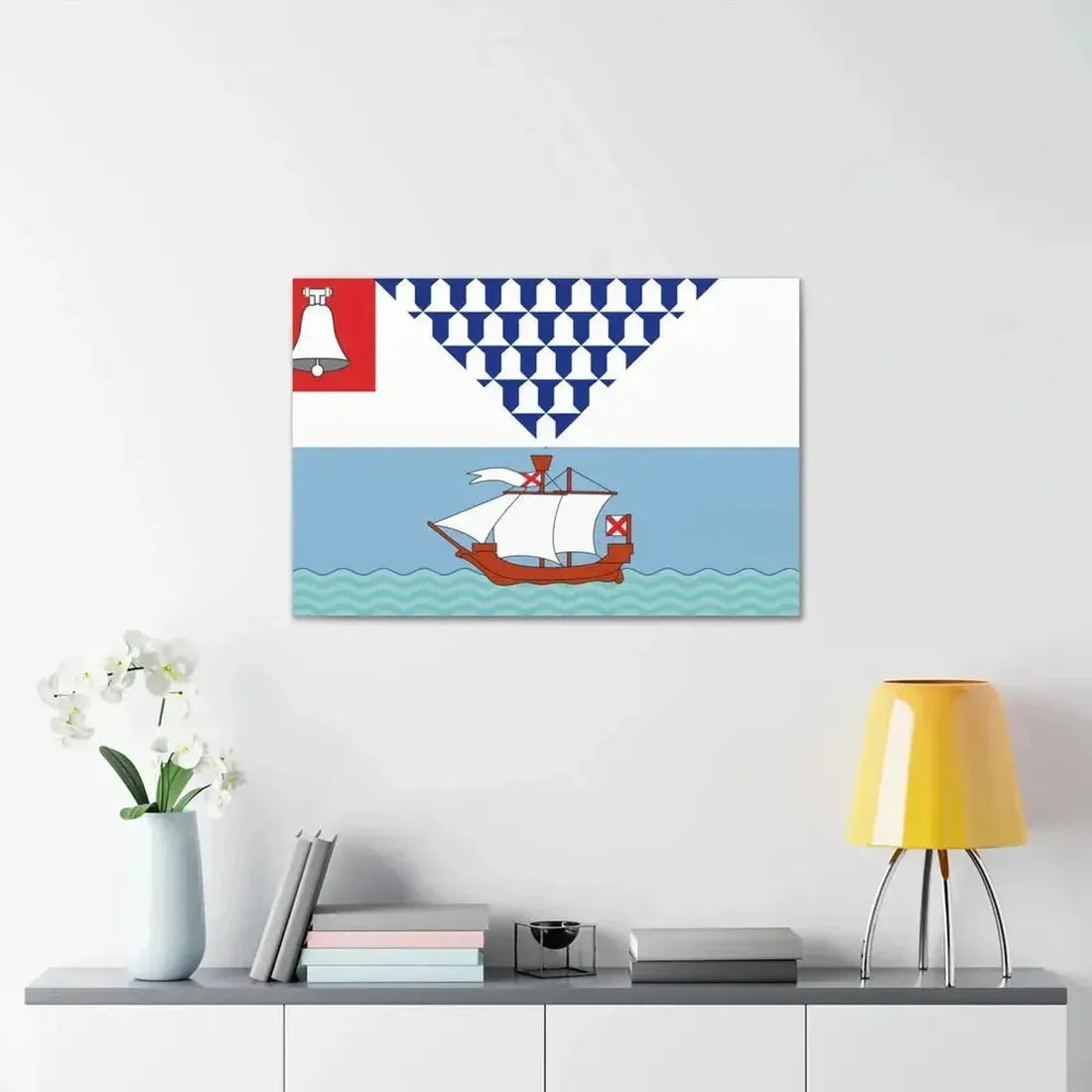 Flag of Belfast Ireland - Canvas Wall Art - The Sticker Space