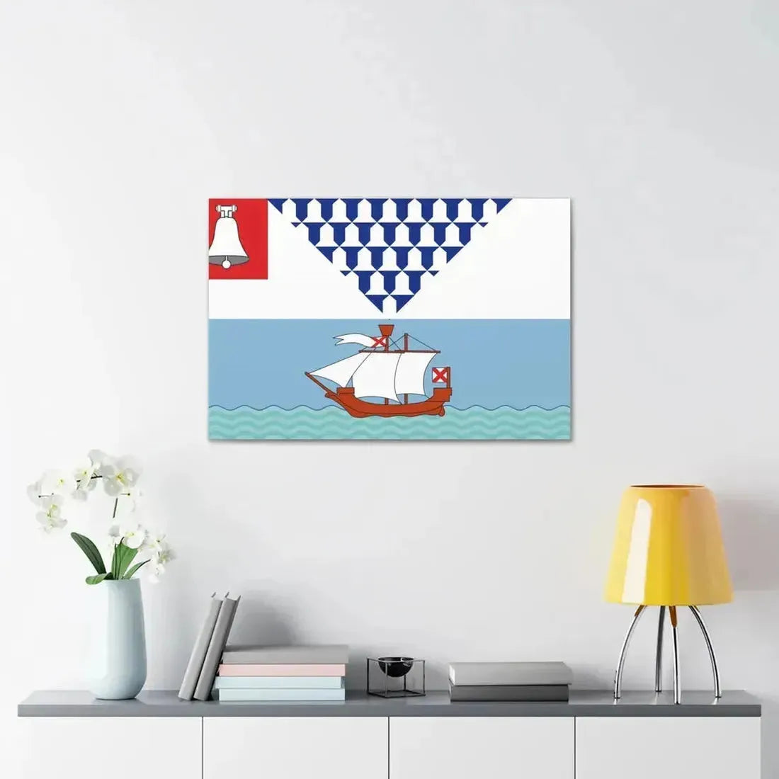 Flag of Belfast Ireland - Canvas Wall Art - The Sticker Space