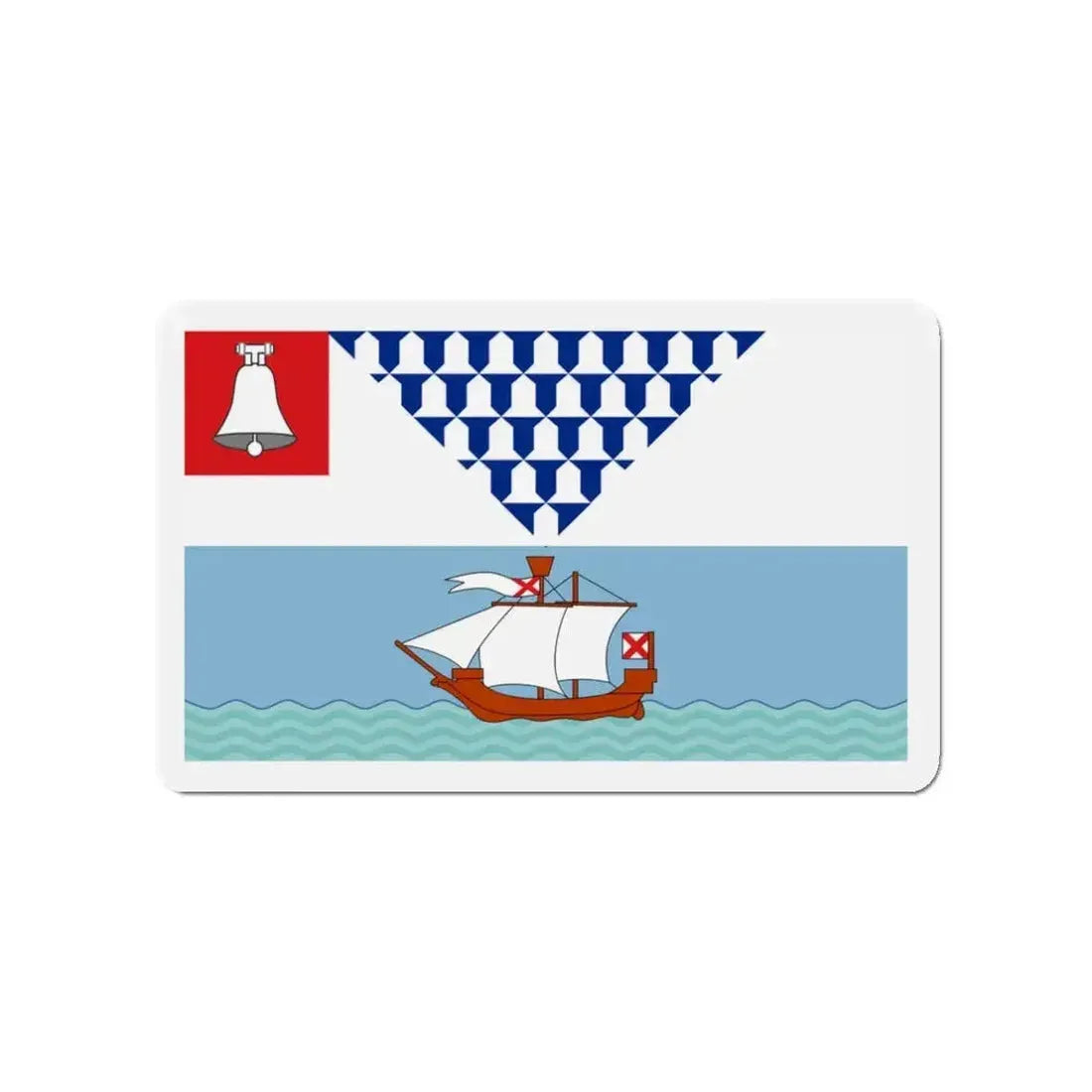 Flag of Belfast Ireland - Refrigerator Magnet - The Sticker Space