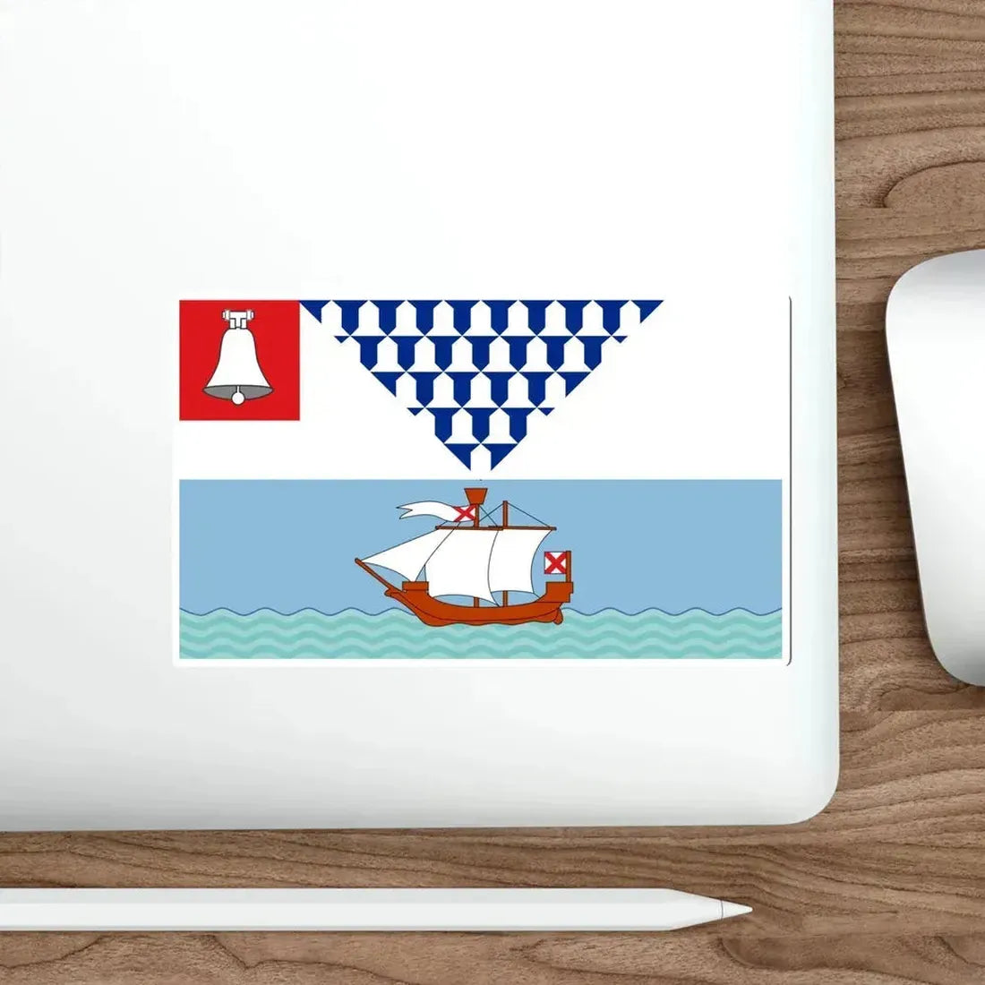 Flag of Belfast Ireland STICKER Vinyl Die-Cut Decal - The Sticker Space