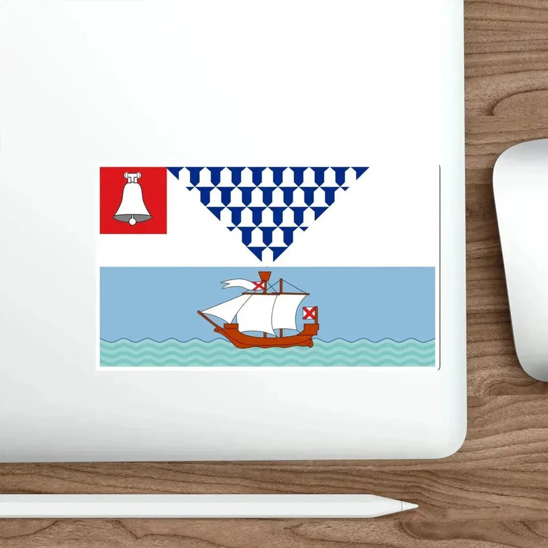 Flag of Belfast Ireland STICKER Vinyl Die-Cut Decal - The Sticker Space