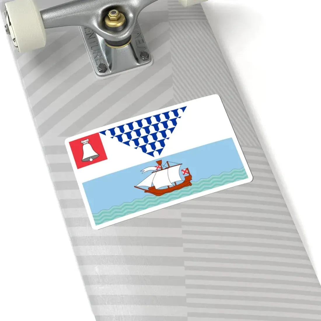 Flag of Belfast (Ireland) STICKER Vinyl Kiss-Cut Decal - The Sticker Space