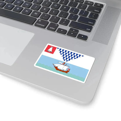 Flag of Belfast (Ireland) STICKER Vinyl Kiss-Cut Decal - The Sticker Space