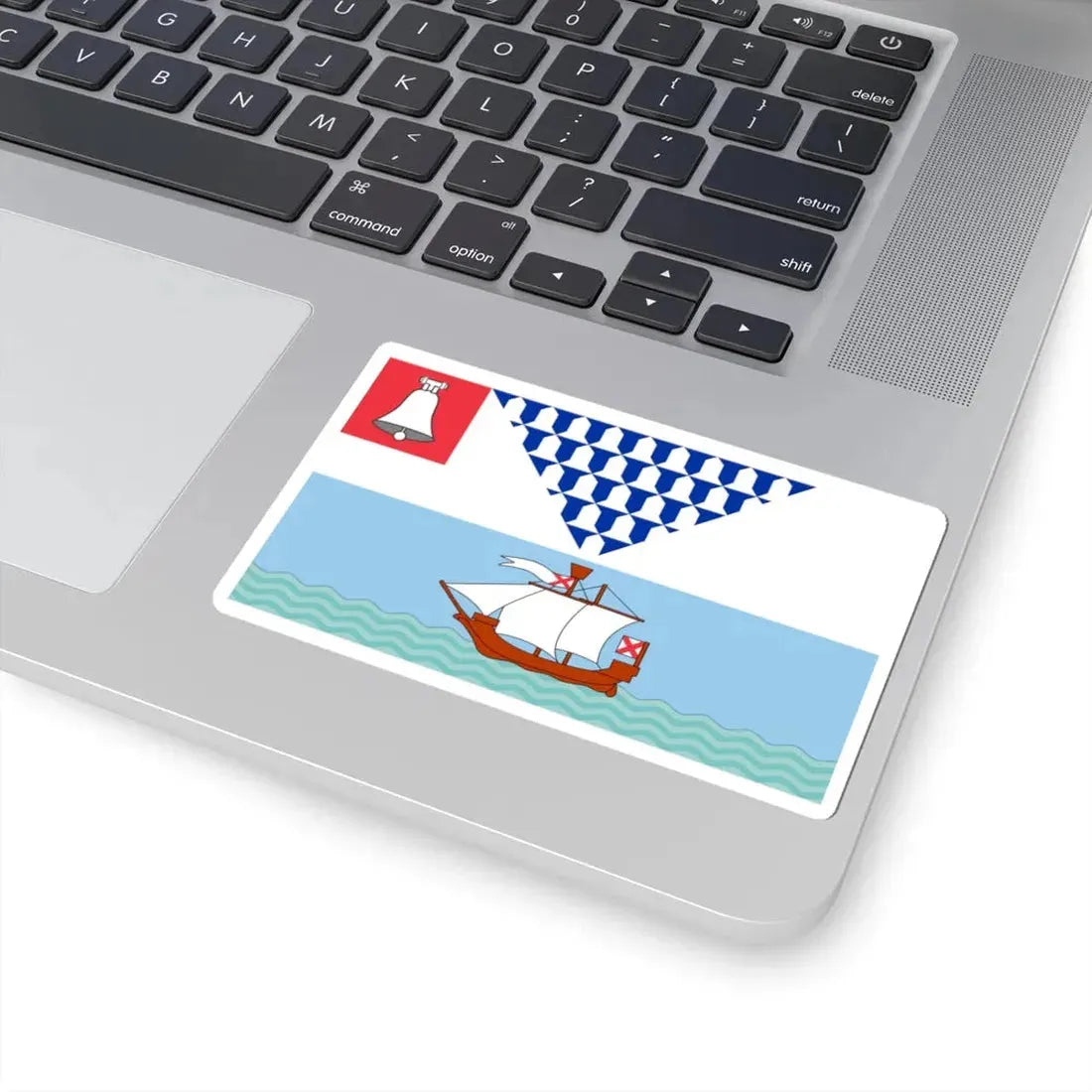 Flag of Belfast (Ireland) STICKER Vinyl Kiss-Cut Decal - The Sticker Space