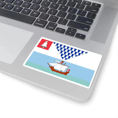 Flag of Belfast (Ireland) STICKER Vinyl Kiss-Cut Decal - The Sticker Space