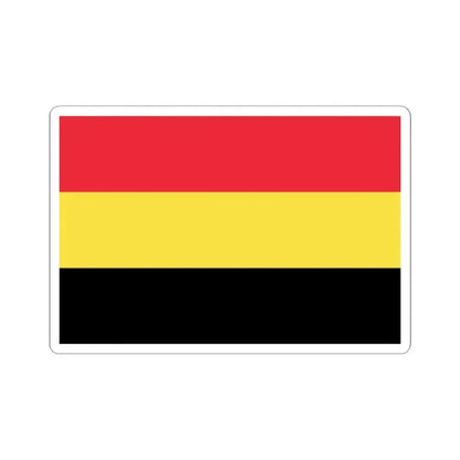 Flag of Belgium 1830 (Belgium) STICKER Vinyl Kiss-Cut Decal 2 Inch White - The Sticker Space