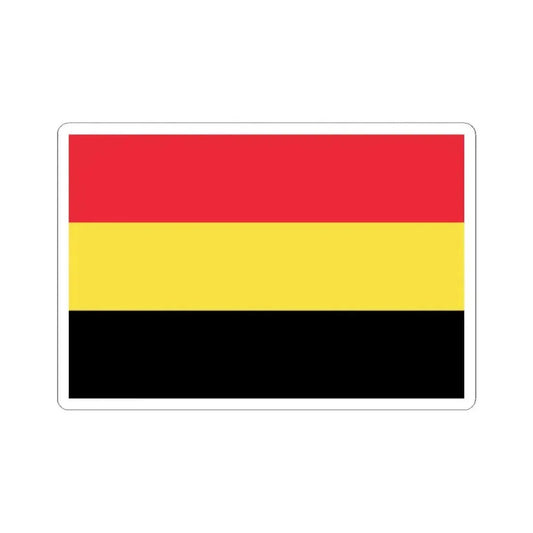 Flag of Belgium 1830 (Belgium) STICKER Vinyl Kiss-Cut Decal 2 Inch White - The Sticker Space