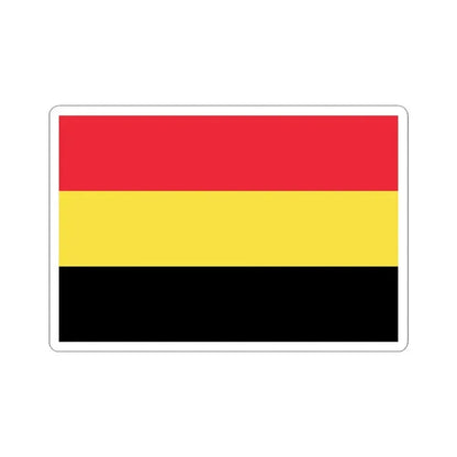 Flag of Belgium 1830 (Belgium) STICKER Vinyl Kiss-Cut Decal 3 Inch White - The Sticker Space
