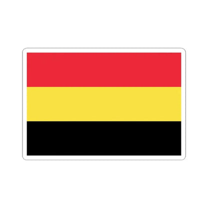 Flag of Belgium 1830 (Belgium) STICKER Vinyl Kiss-Cut Decal 4 Inch White - The Sticker Space