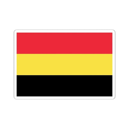 Flag of Belgium 1830 (Belgium) STICKER Vinyl Kiss-Cut Decal 6 Inch White - The Sticker Space
