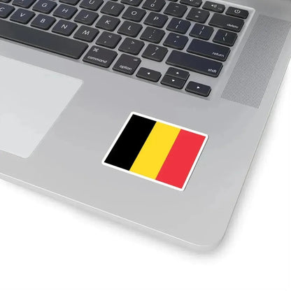 Flag of Belgium (Belgium) STICKER Vinyl Kiss-Cut Decal - The Sticker Space
