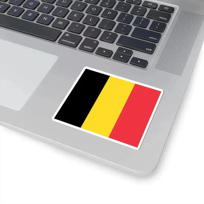Flag of Belgium (Belgium) STICKER Vinyl Kiss-Cut Decal - The Sticker Space