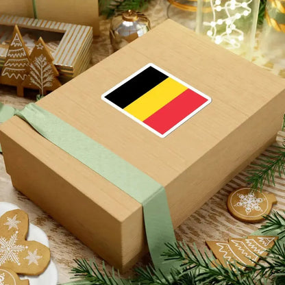 Flag of Belgium (Belgium) STICKER Vinyl Kiss-Cut Decal - The Sticker Space