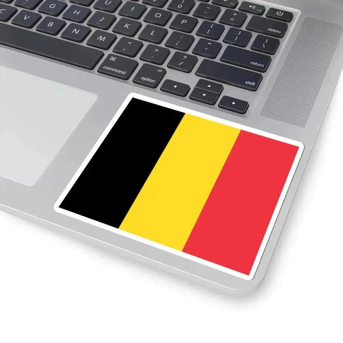 Flag of Belgium (Belgium) STICKER Vinyl Kiss-Cut Decal - The Sticker Space
