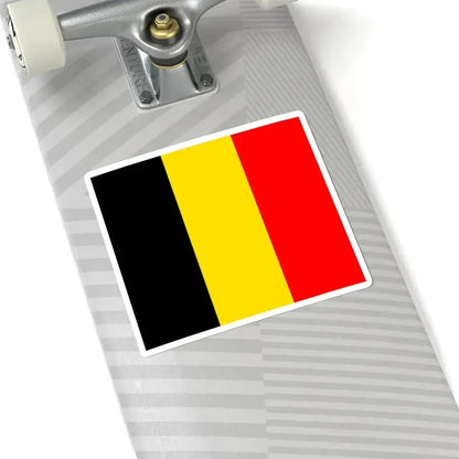 Flag of Belgium state (Belgium) STICKER Vinyl Kiss-Cut Decal - The Sticker Space