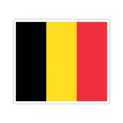 Flag of Belgium STICKER Vinyl Die-Cut Decal 2 Inch - The Sticker Space