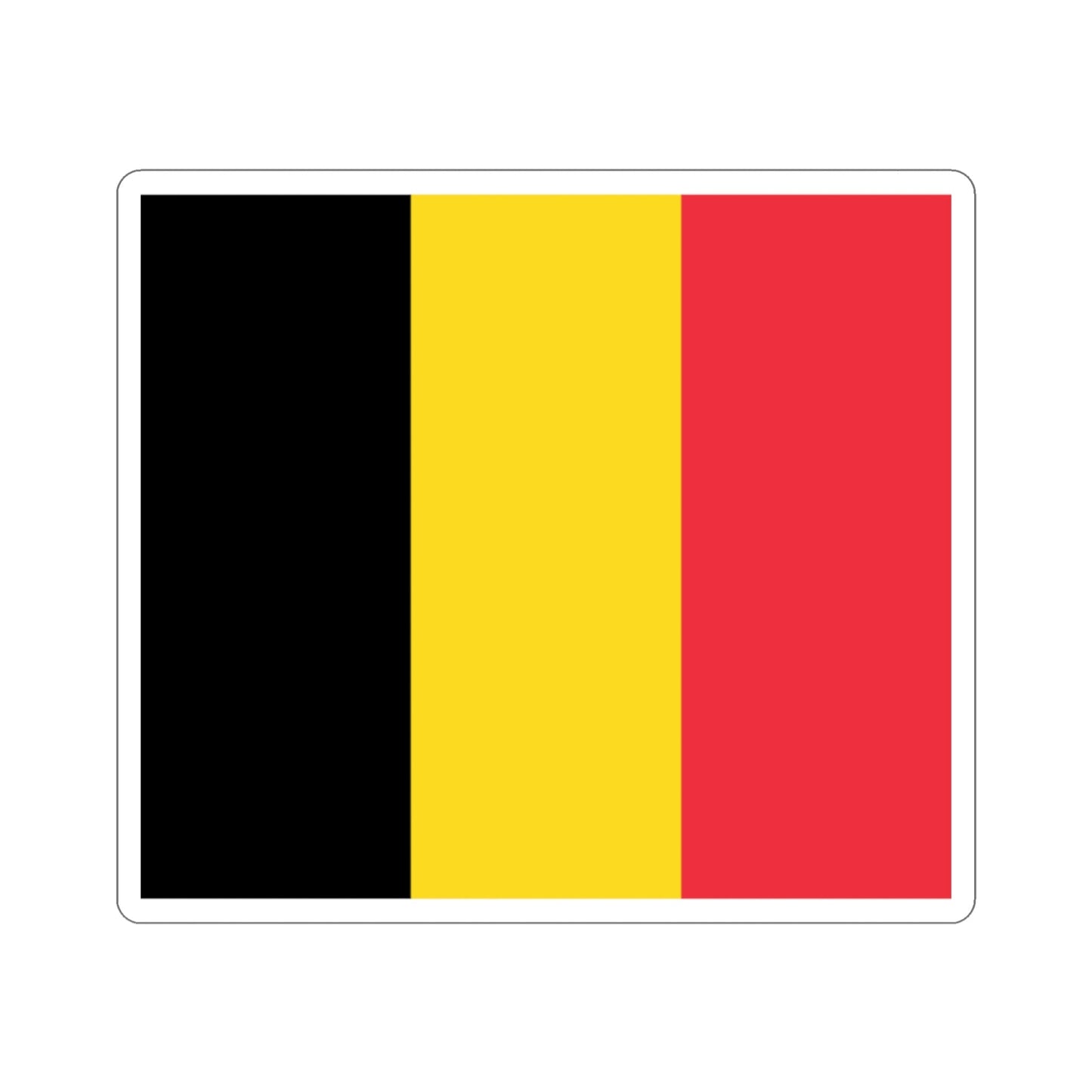 Flag of Belgium STICKER Vinyl Die-Cut Decal-2 Inch-The Sticker Space