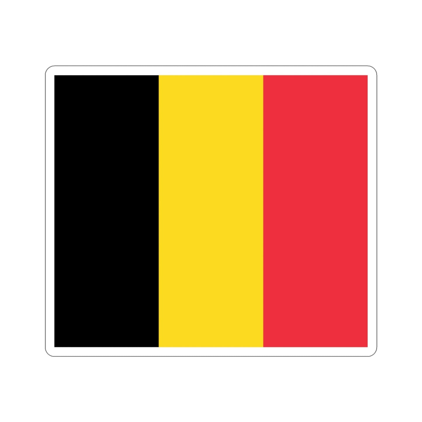 Flag of Belgium STICKER Vinyl Die-Cut Decal-3 Inch-The Sticker Space