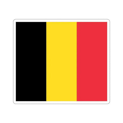 Flag of Belgium STICKER Vinyl Die-Cut Decal 3 Inch - The Sticker Space