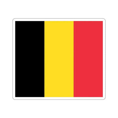 Flag of Belgium STICKER Vinyl Die-Cut Decal 3 Inch - The Sticker Space