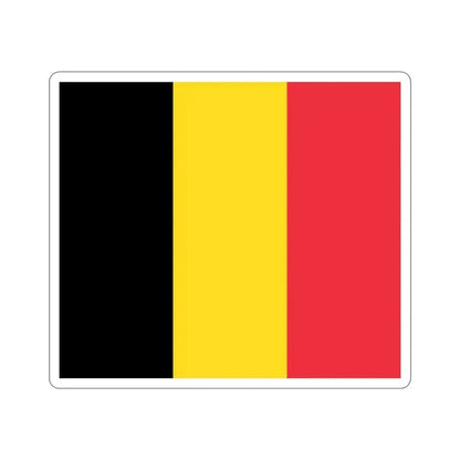 Flag of Belgium STICKER Vinyl Die-Cut Decal 4 Inch - The Sticker Space