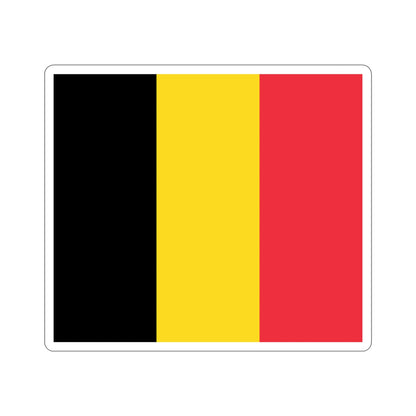 Flag of Belgium STICKER Vinyl Die-Cut Decal-5 Inch-The Sticker Space