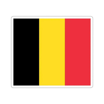 Flag of Belgium STICKER Vinyl Die-Cut Decal 5 Inch - The Sticker Space