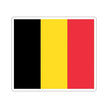 Flag of Belgium STICKER Vinyl Die-Cut Decal 5 Inch - The Sticker Space