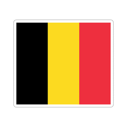 Flag of Belgium STICKER Vinyl Die-Cut Decal-6 Inch-The Sticker Space