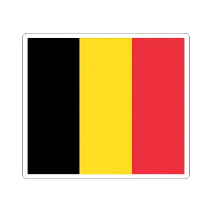 Flag of Belgium STICKER Vinyl Die-Cut Decal 6 Inch - The Sticker Space