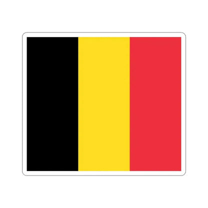 Flag of Belgium STICKER Vinyl Die-Cut Decal 6 Inch - The Sticker Space