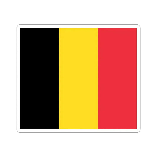 Flag of Belgium STICKER Vinyl Die-Cut Decal 6 Inch - The Sticker Space